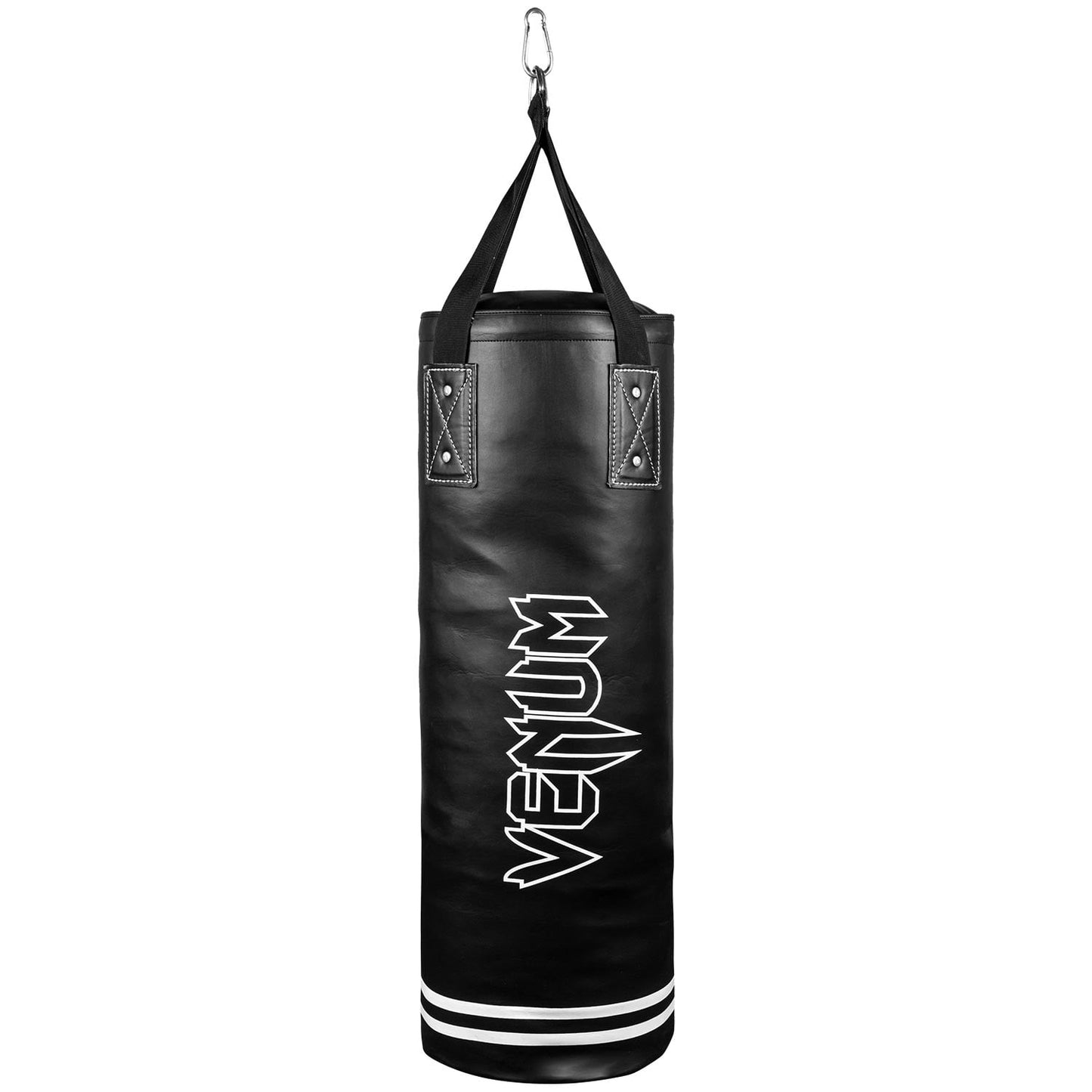 Classic Punching Bag - 70 Lb - Black/White - Heavy Bag Kit - 48 Inches Assembled Length