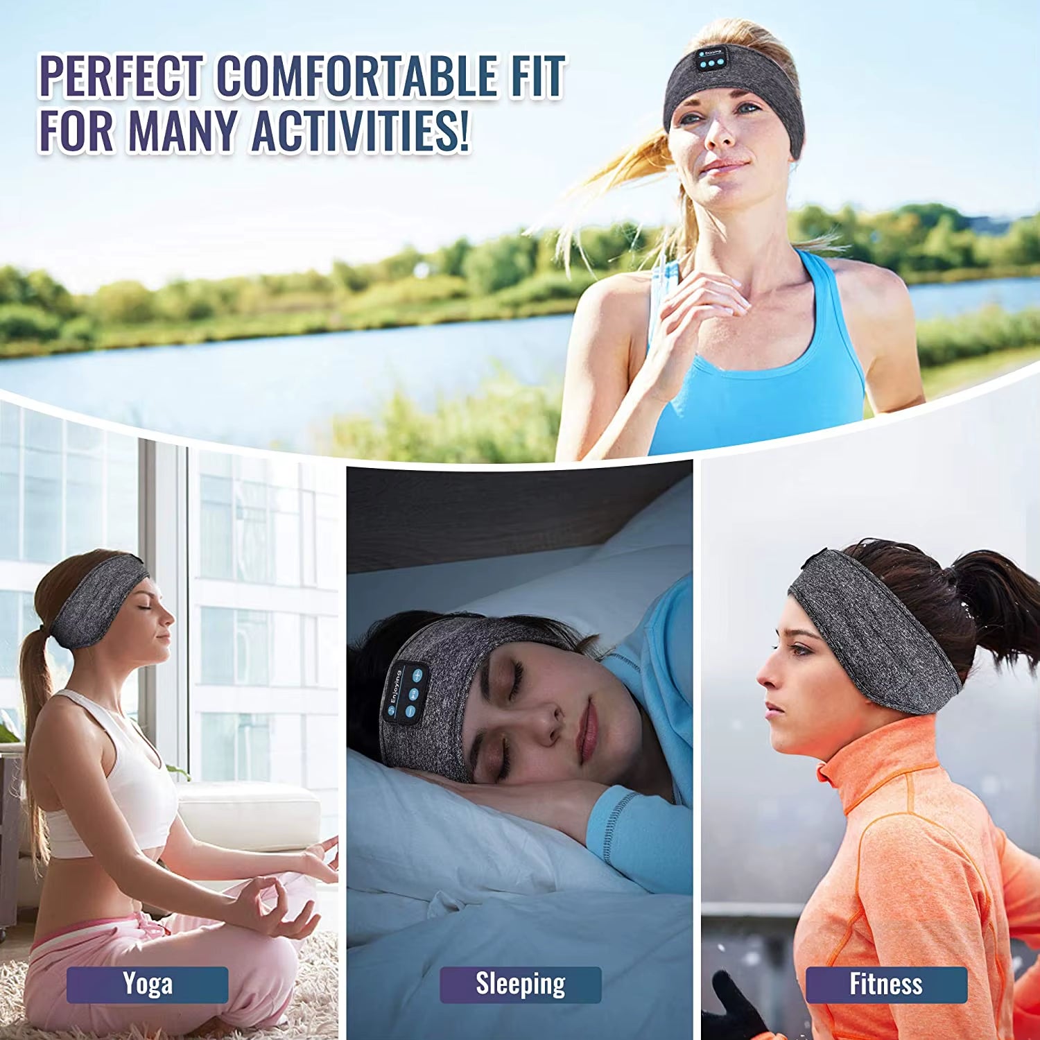 Ultimate Sleep Mask – Bluetooth Audio for Deep, Uninterrupted Rest!