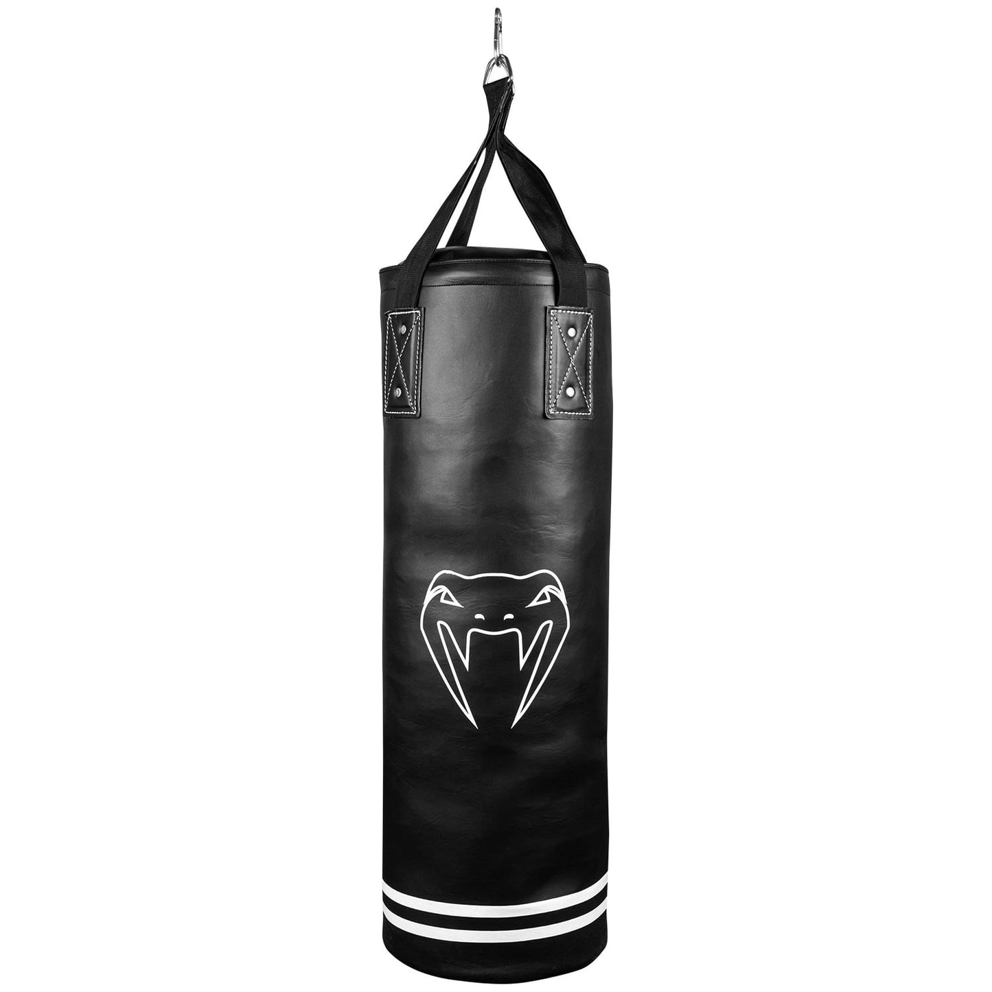 Classic Punching Bag - 70 Lb - Black/White - Heavy Bag Kit - 48 Inches Assembled Length